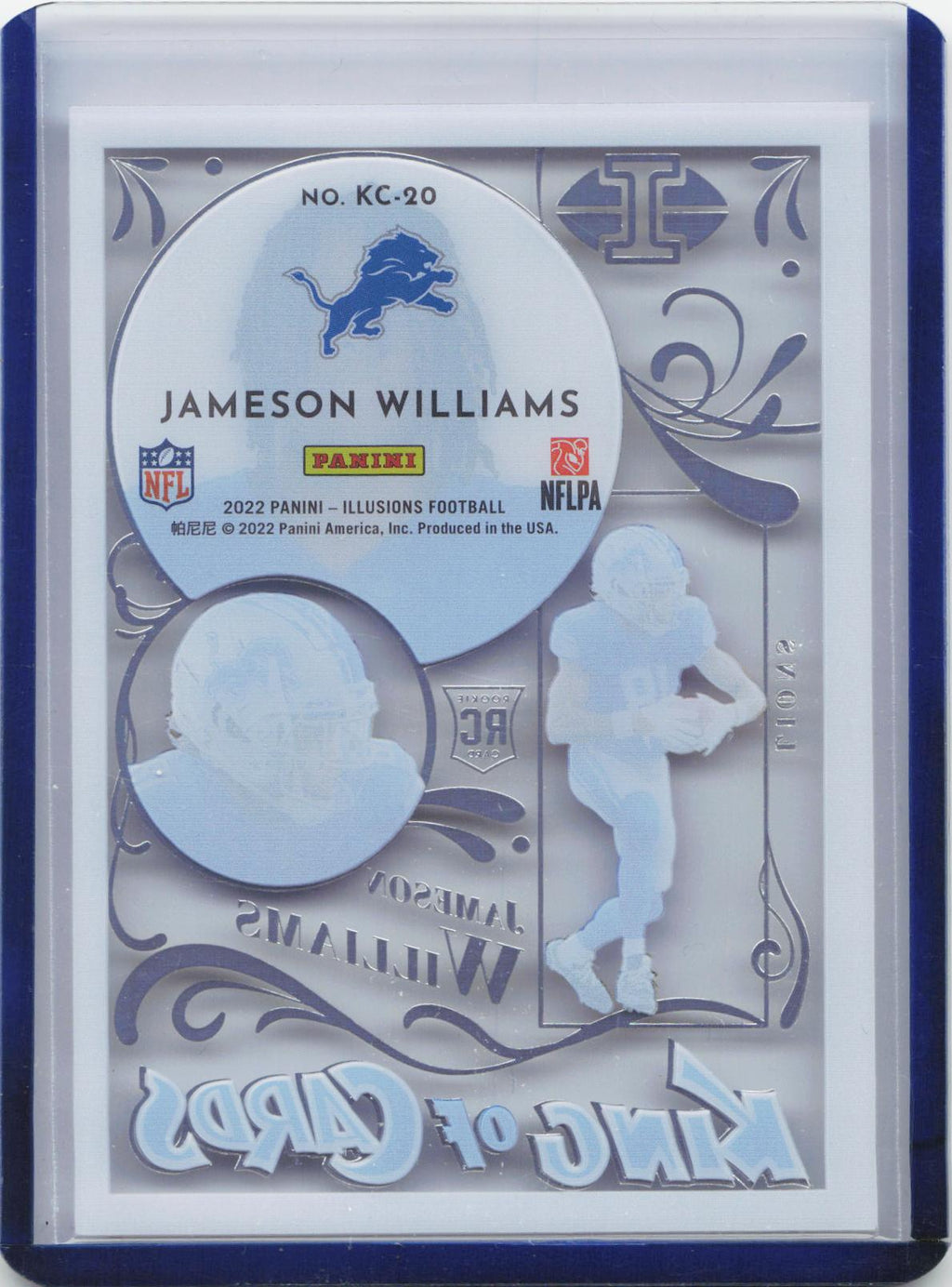 2022 Panini Illusions #KC-20 Jameson Williams King of Cards