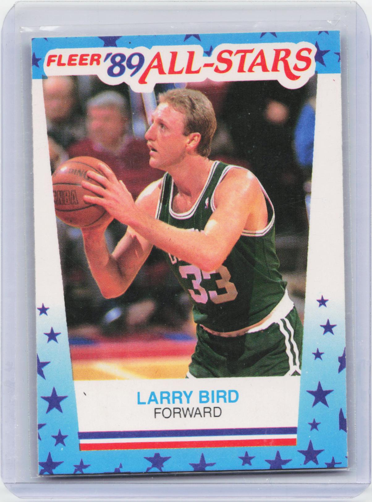 1989-90 Fleer #10 Larry Bird Stickers