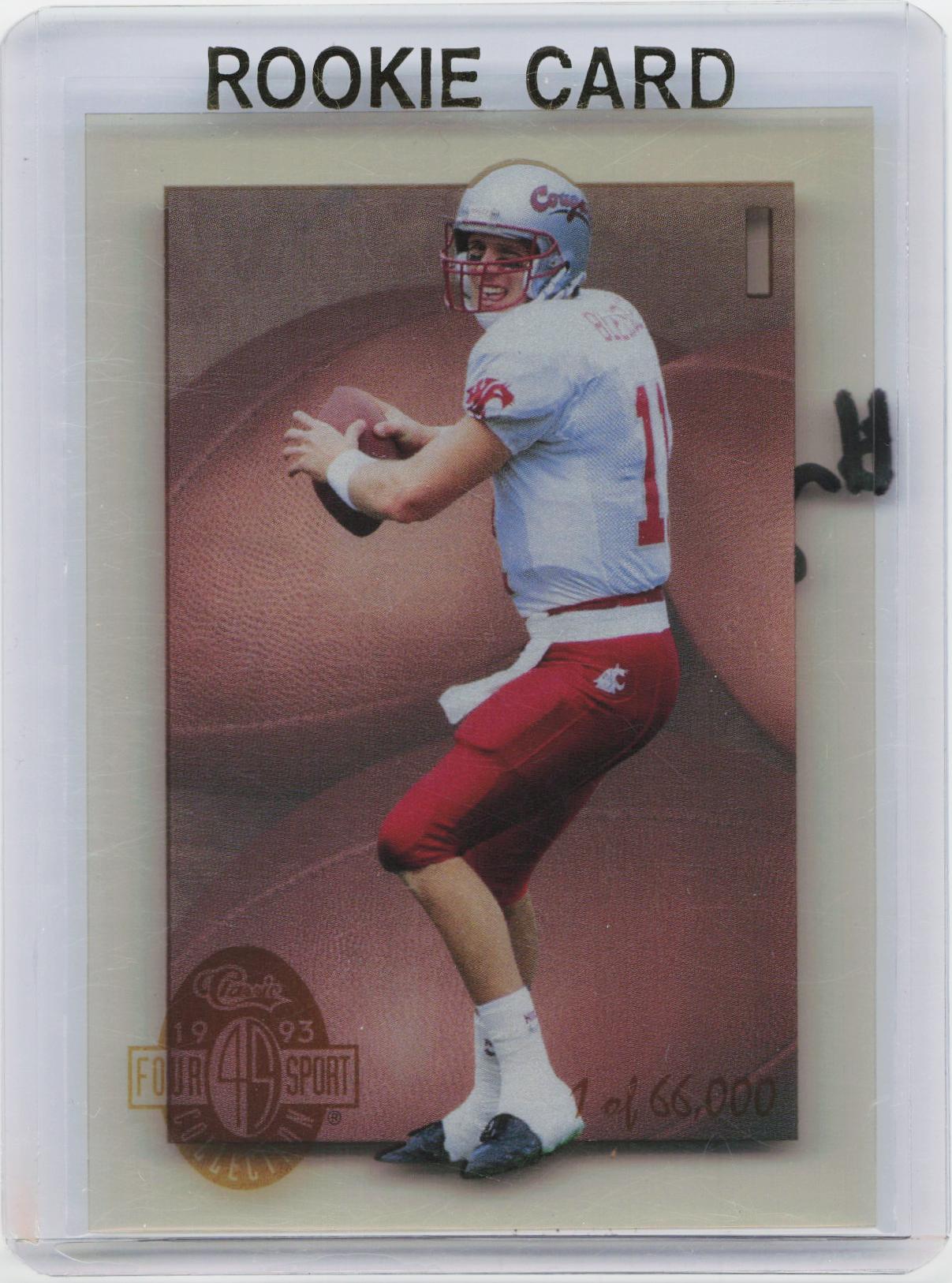 1993 Classic Four Sport #I Drew Bledsoe Acetates