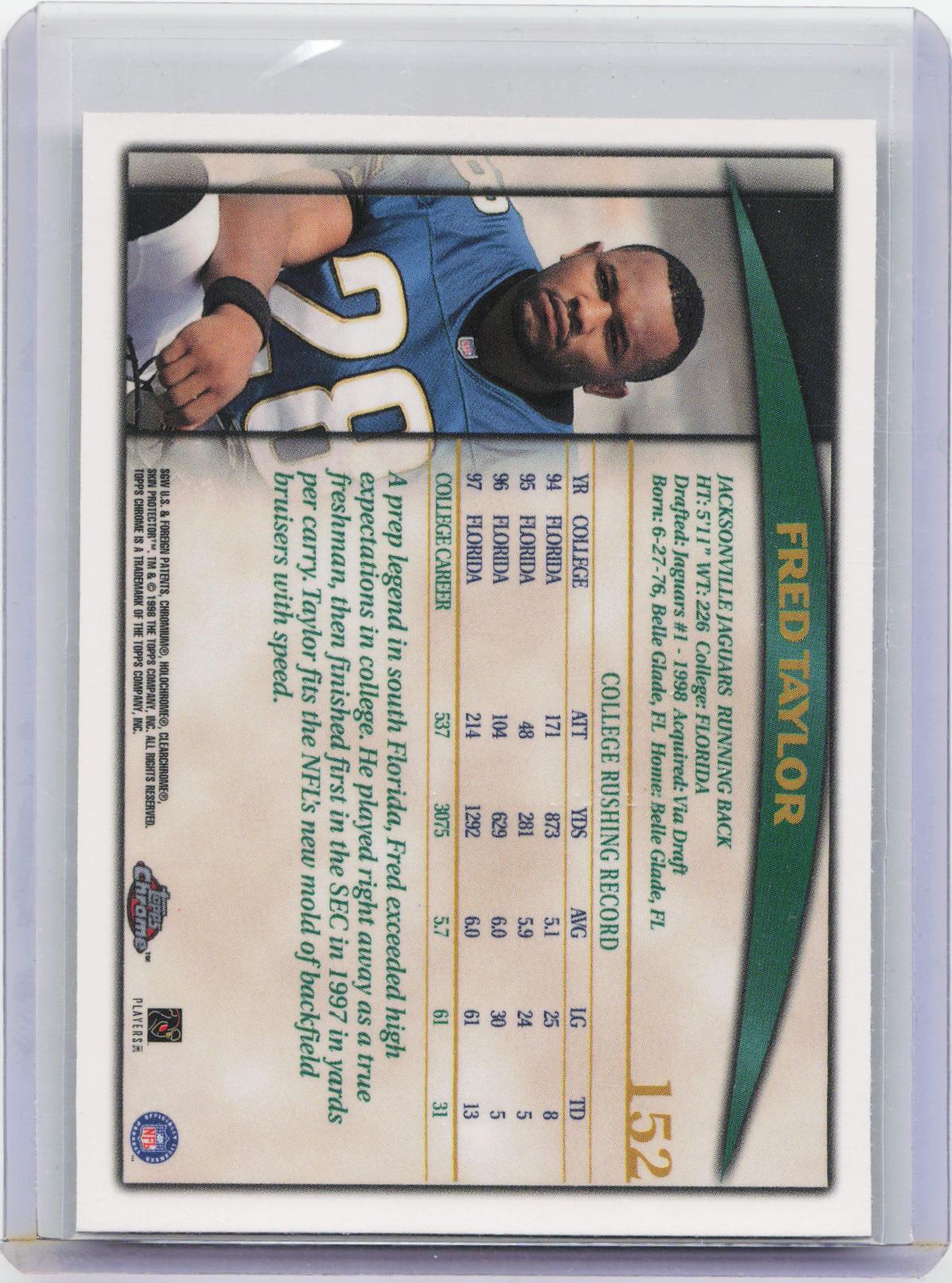 1998 Topps Season Opener #9 Fred Taylor
