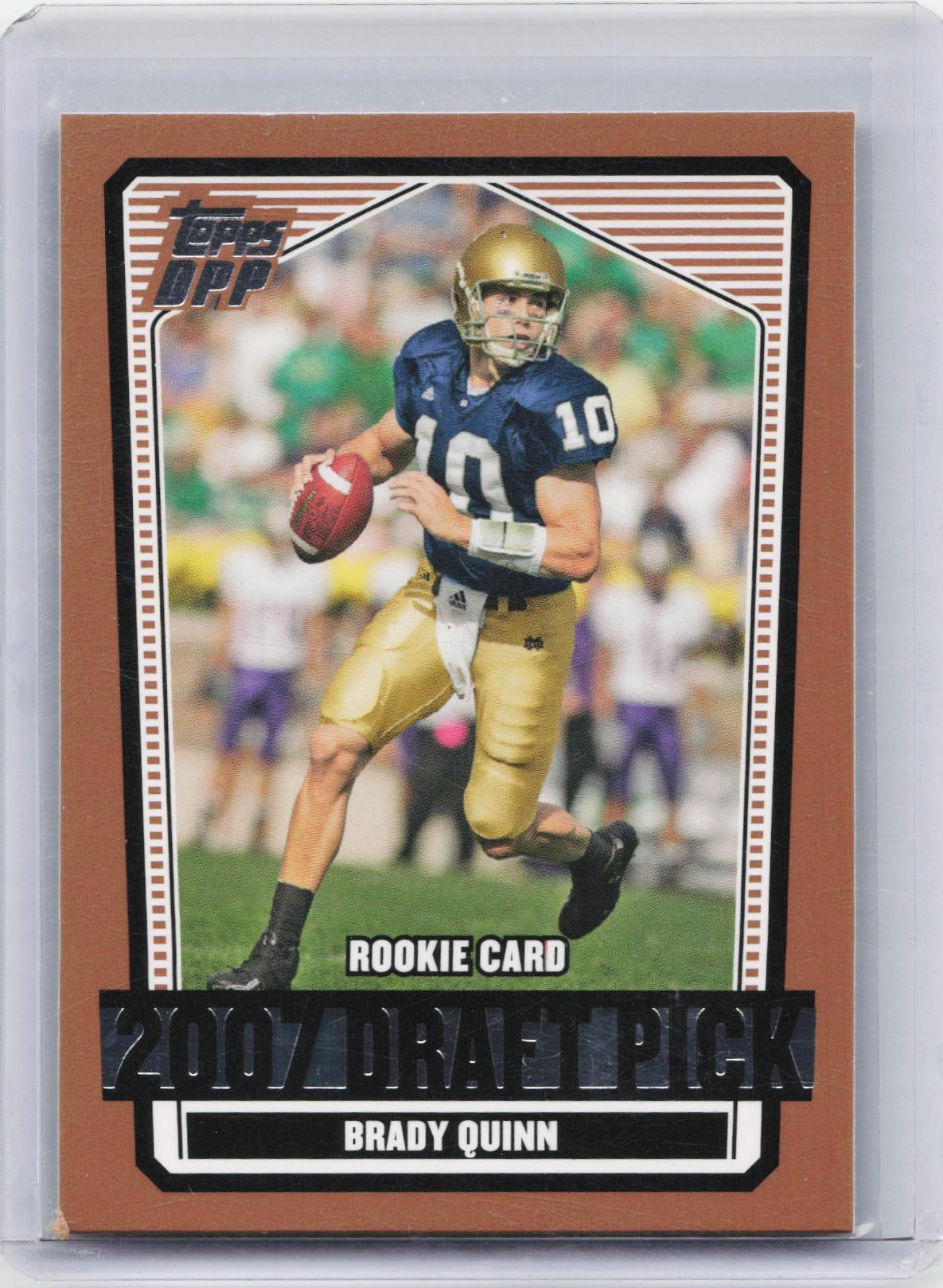 2007 Topps Draft Picks & Prospects #101 Brady Quinn