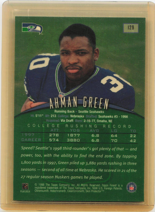 1998 Finest #129 Ahman Green