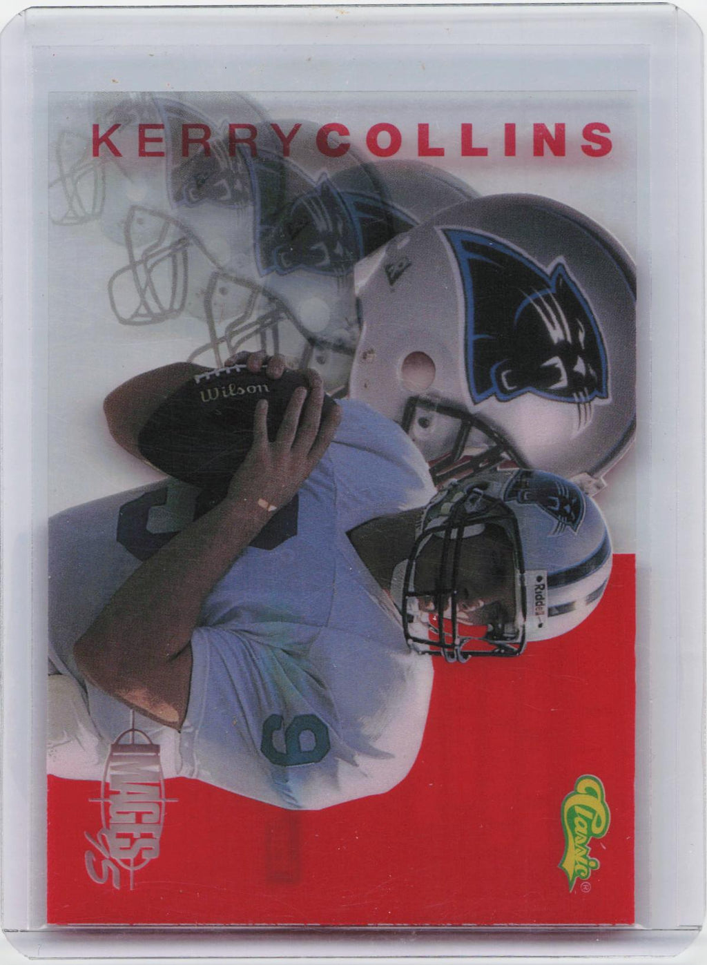 1995 Classic Images Four Sport #NNO Kerry Collins Draft Challenge Acetates