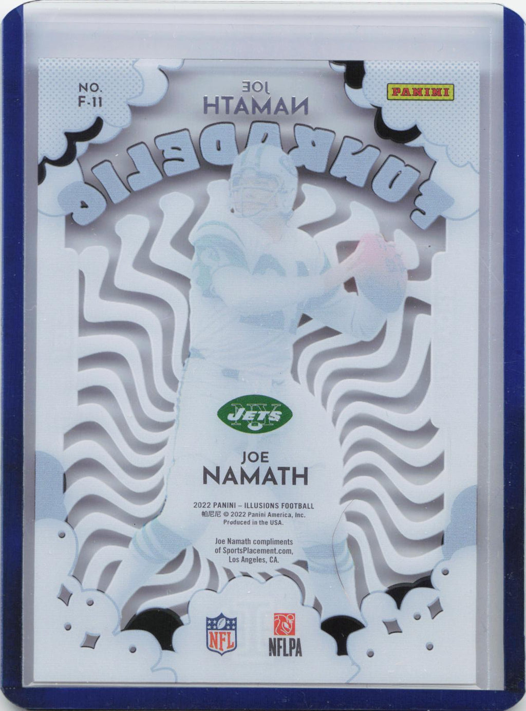 2022 Panini Illusions #F-11 Joe Namath Funkadelic