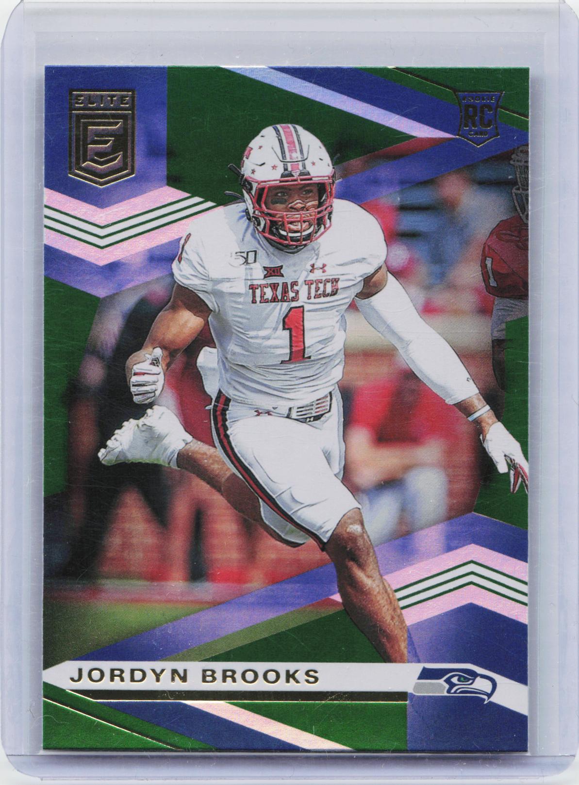 2020 Donruss Elite #187 Jordyn Brooks Green
