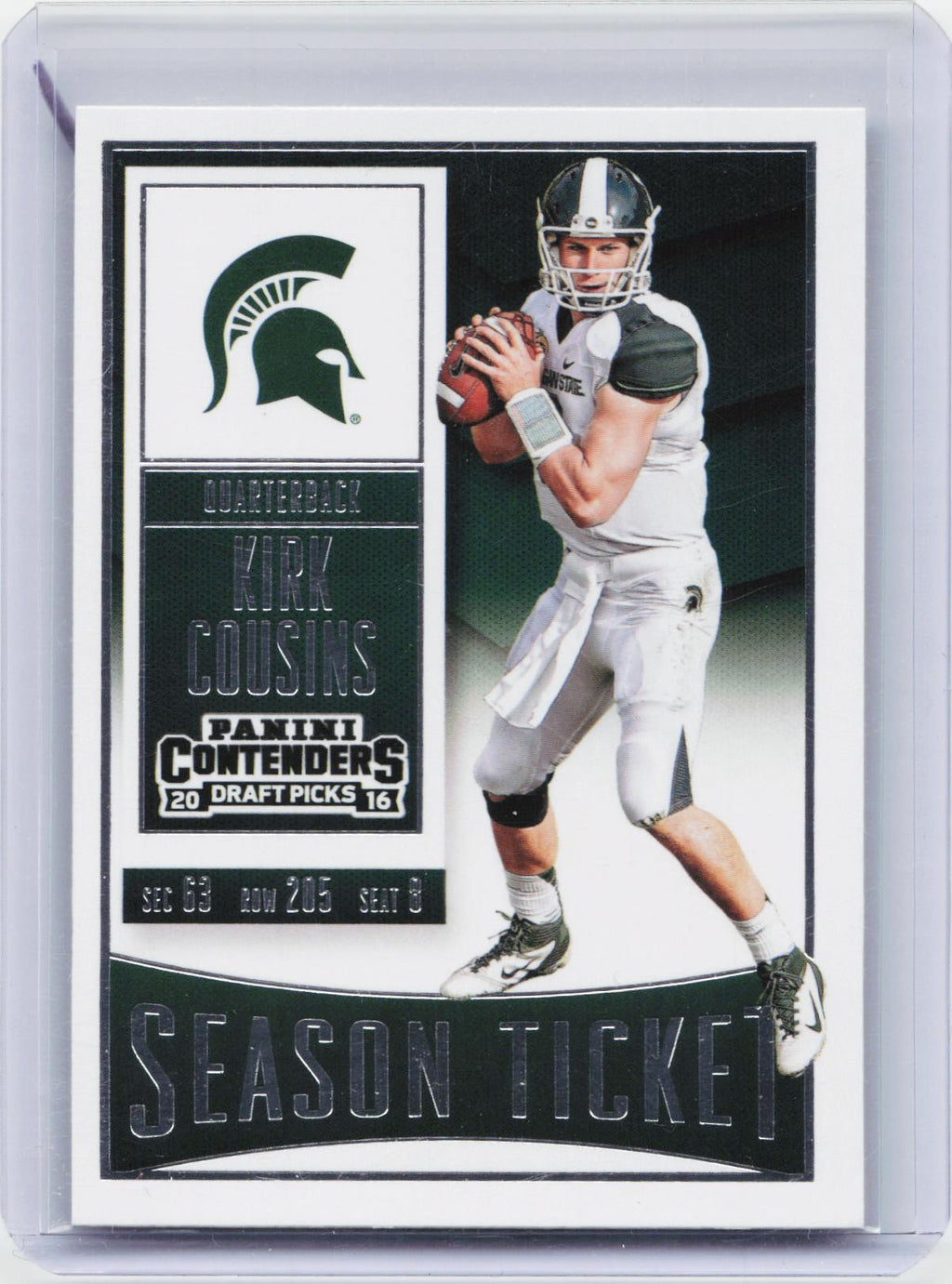 2016 Panini Contenders Draft Picks #62 Kirk Cousins