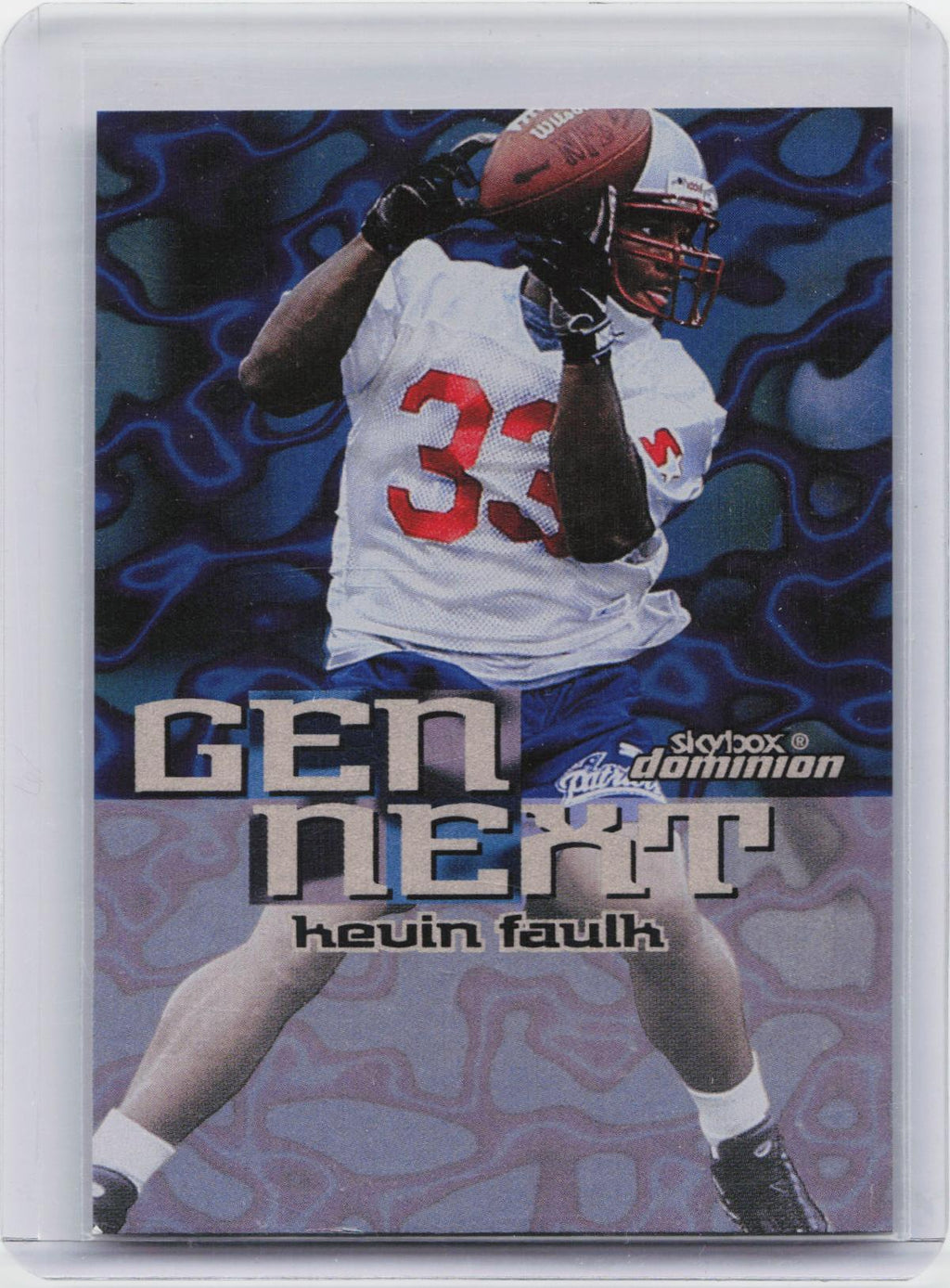1999 SkyBox Dominion #7 GN Kevin Faulk Gen Next Plus