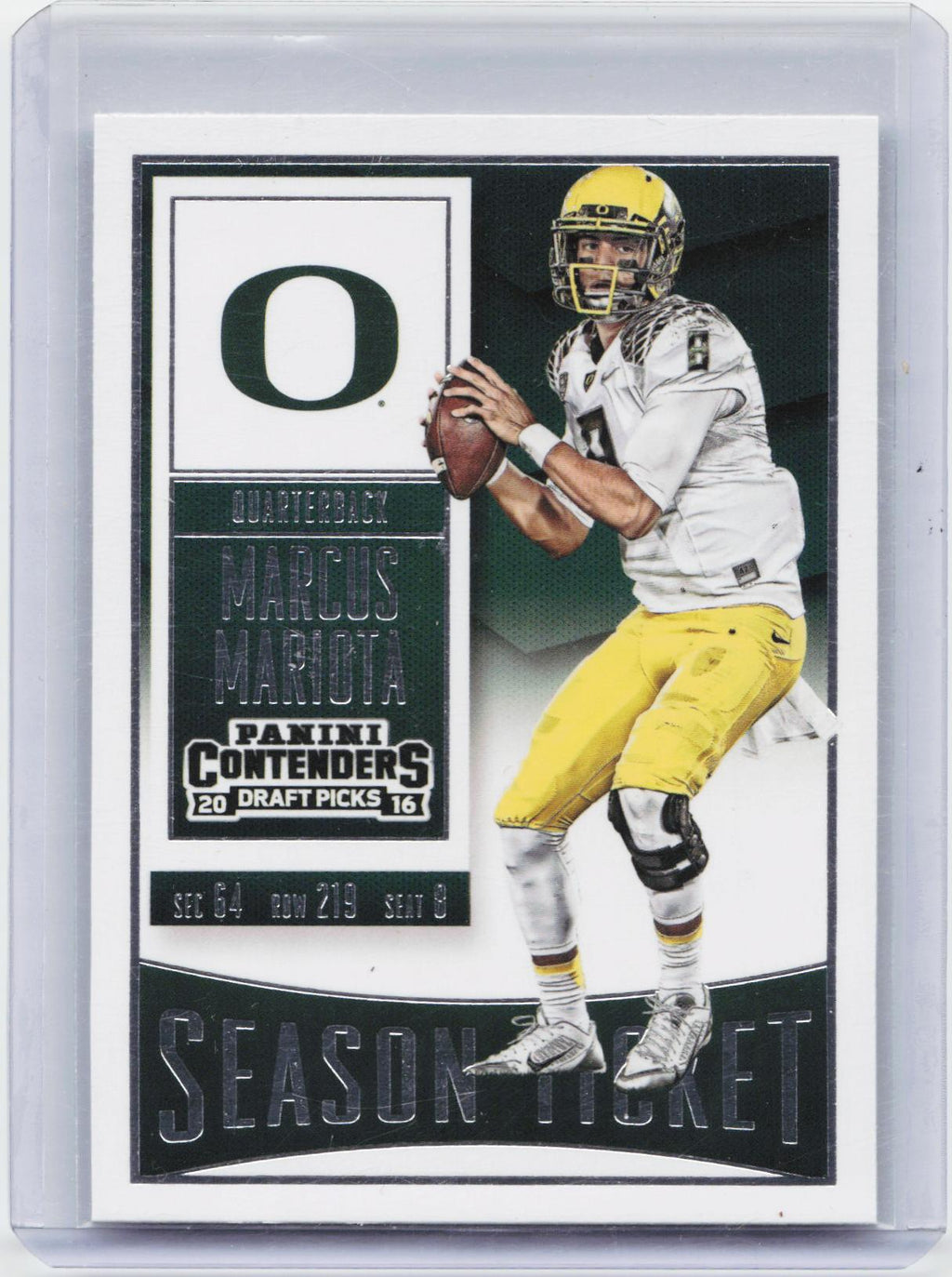 2016 Panini Contenders Draft Picks #68 Marcus Mariota