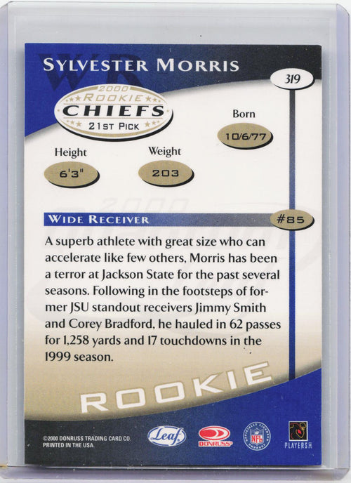 2000 Quantum Leaf #319 Sylvester Morris