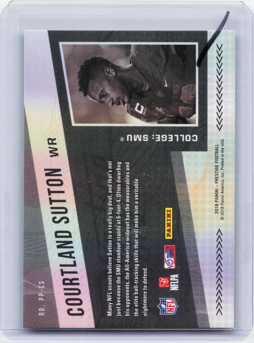 2018 Panini Prestige #PP-CS Courtland Sutton NFL Passport