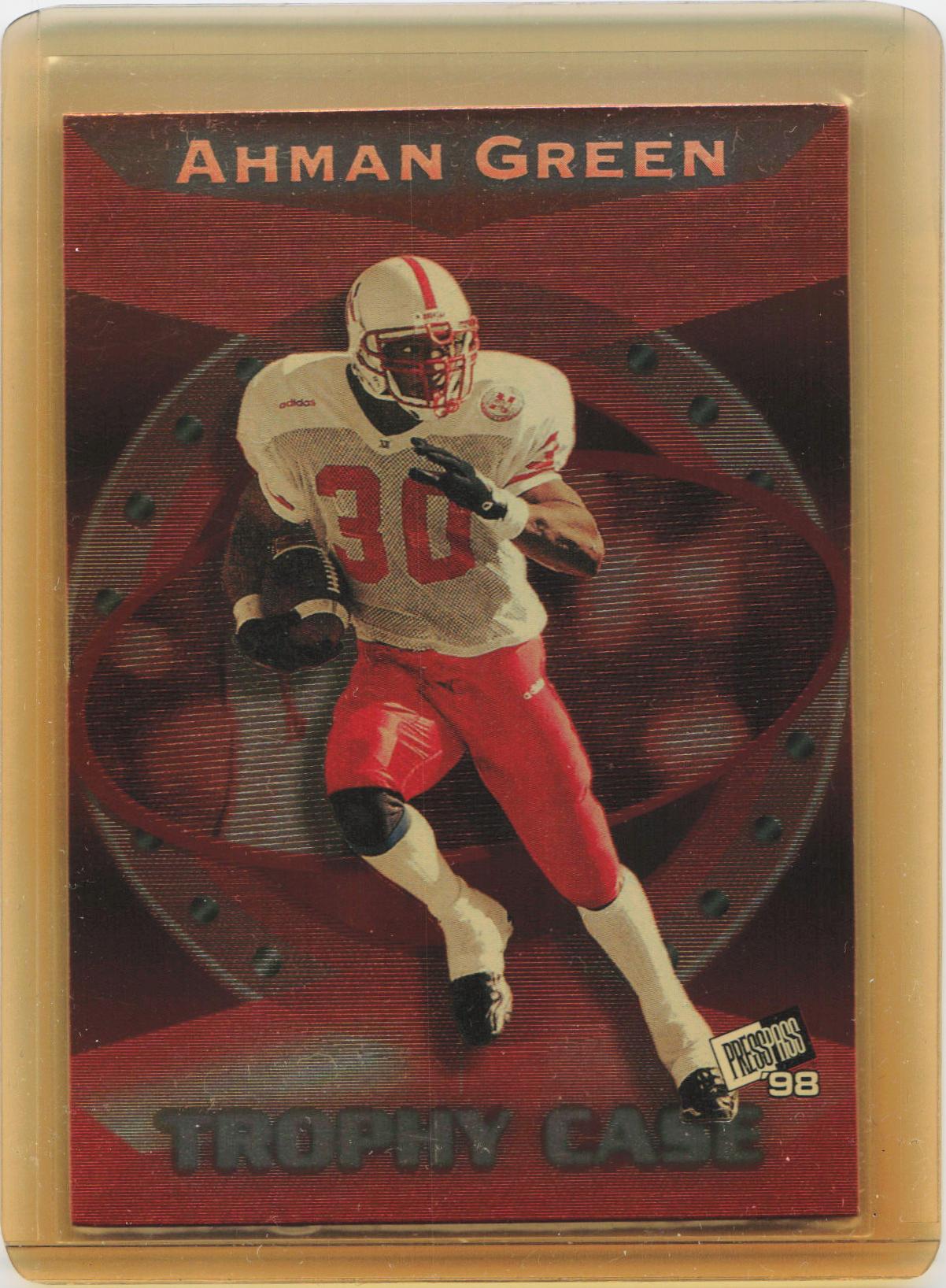 1998 Press Pass #TC10 Ahman Green Trophy Case