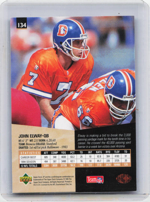 1995 SP #134 John Elway