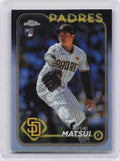 2024 Topps Chrome #116 Yuki Matsui Refractors