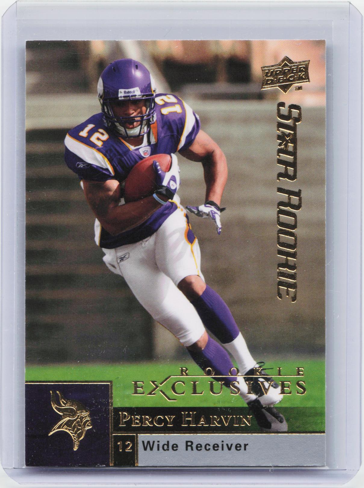 2009 Upper Deck Rookie Exclusives #95 Percy Harvin