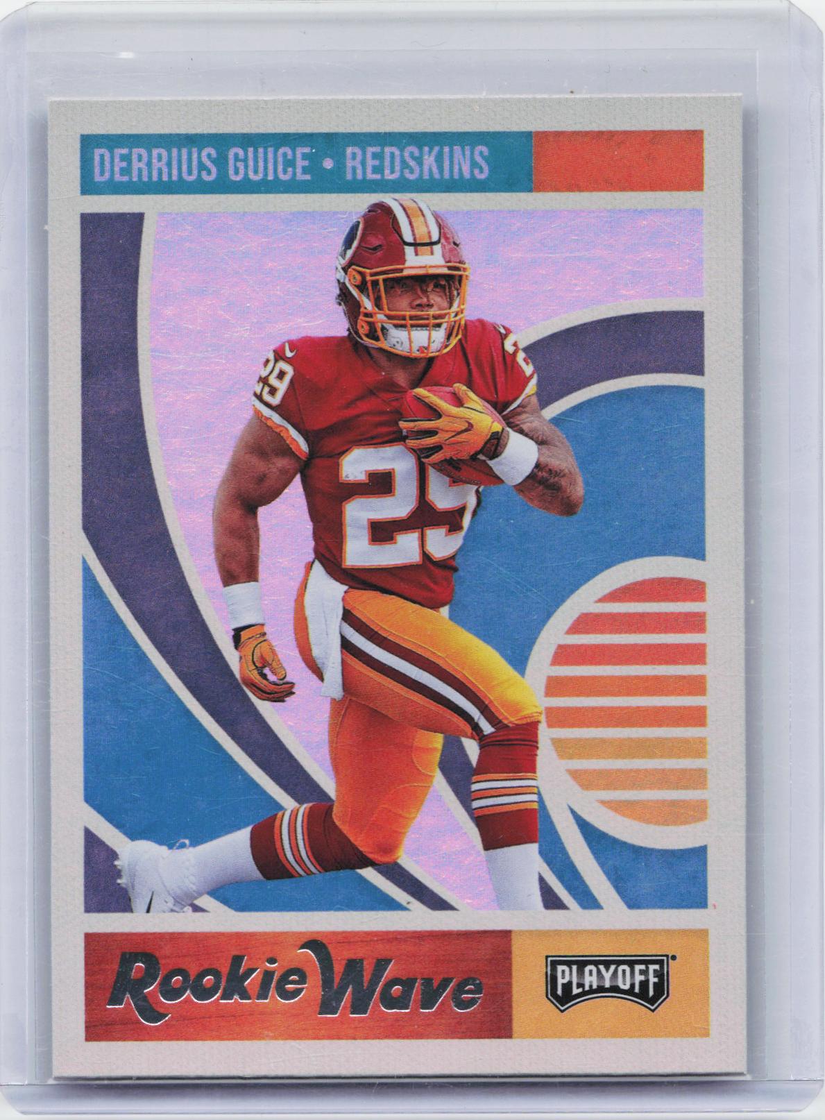 2018 Panini Playoff #14 Derrius Guice Rookie Wave