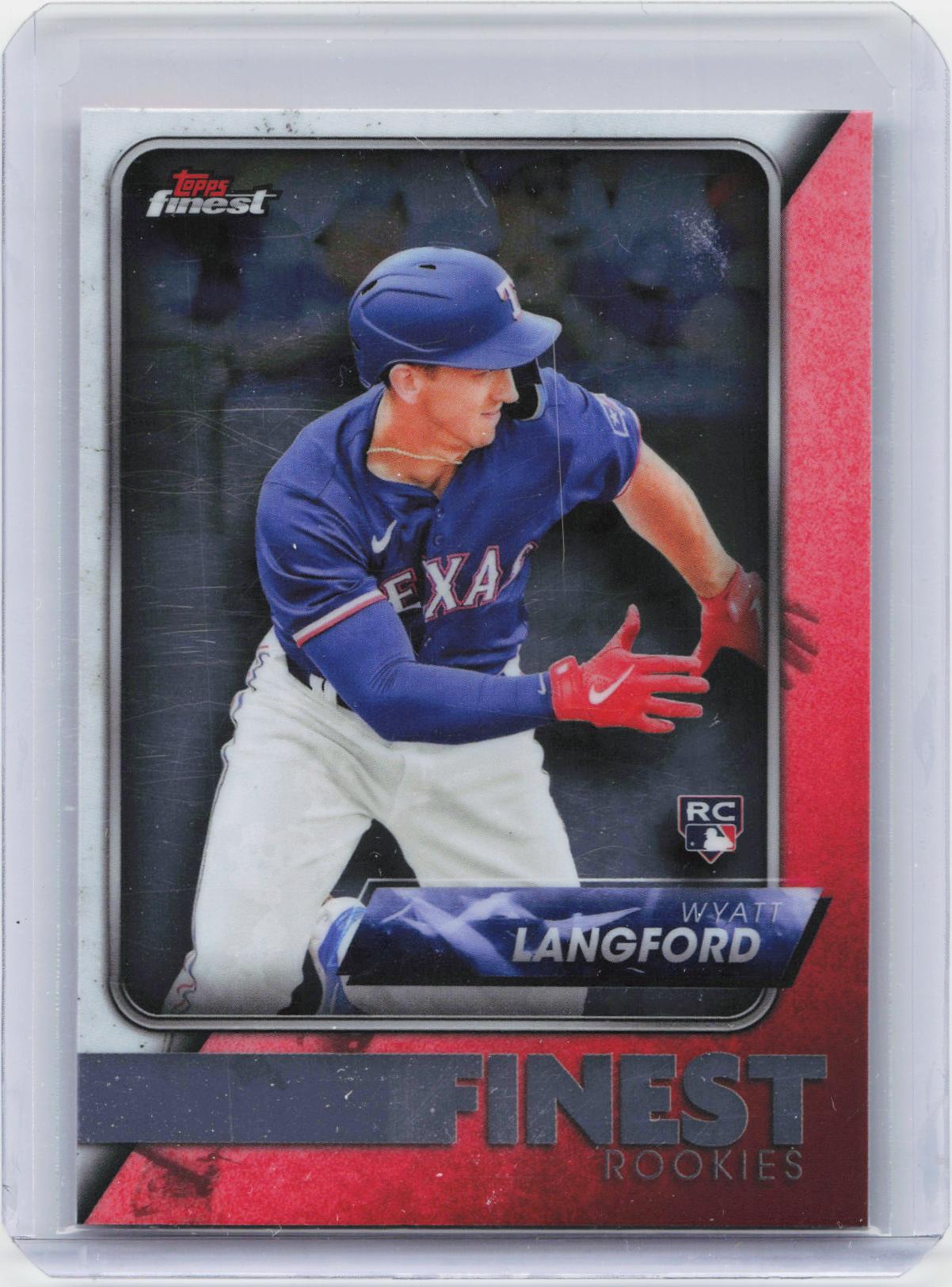 2024 Finest #FRD-19 Wyatt Langford Finest Rookies Design Variations