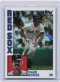 2019 Topps #T84-14 Wade Boggs 1984 Topps Baseball 35th Anniversary Chrome Silver