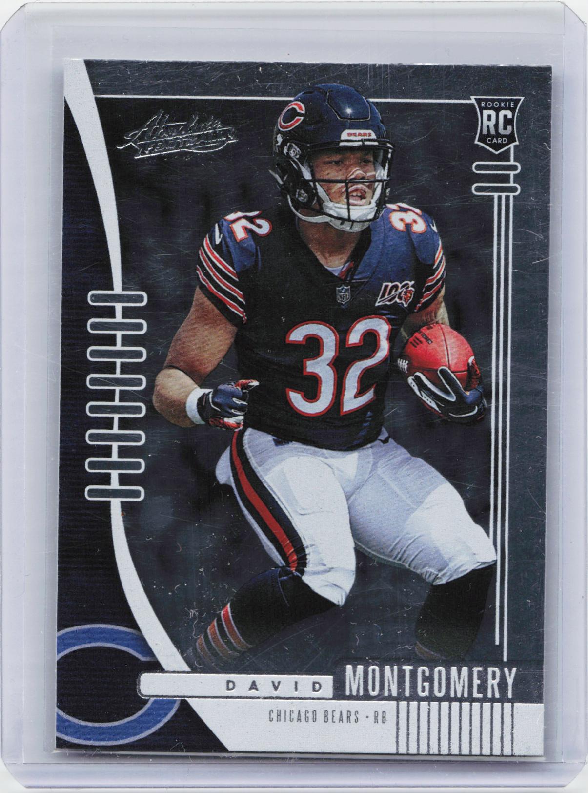 2019 Panini Absolute #110 David Montgomery Green