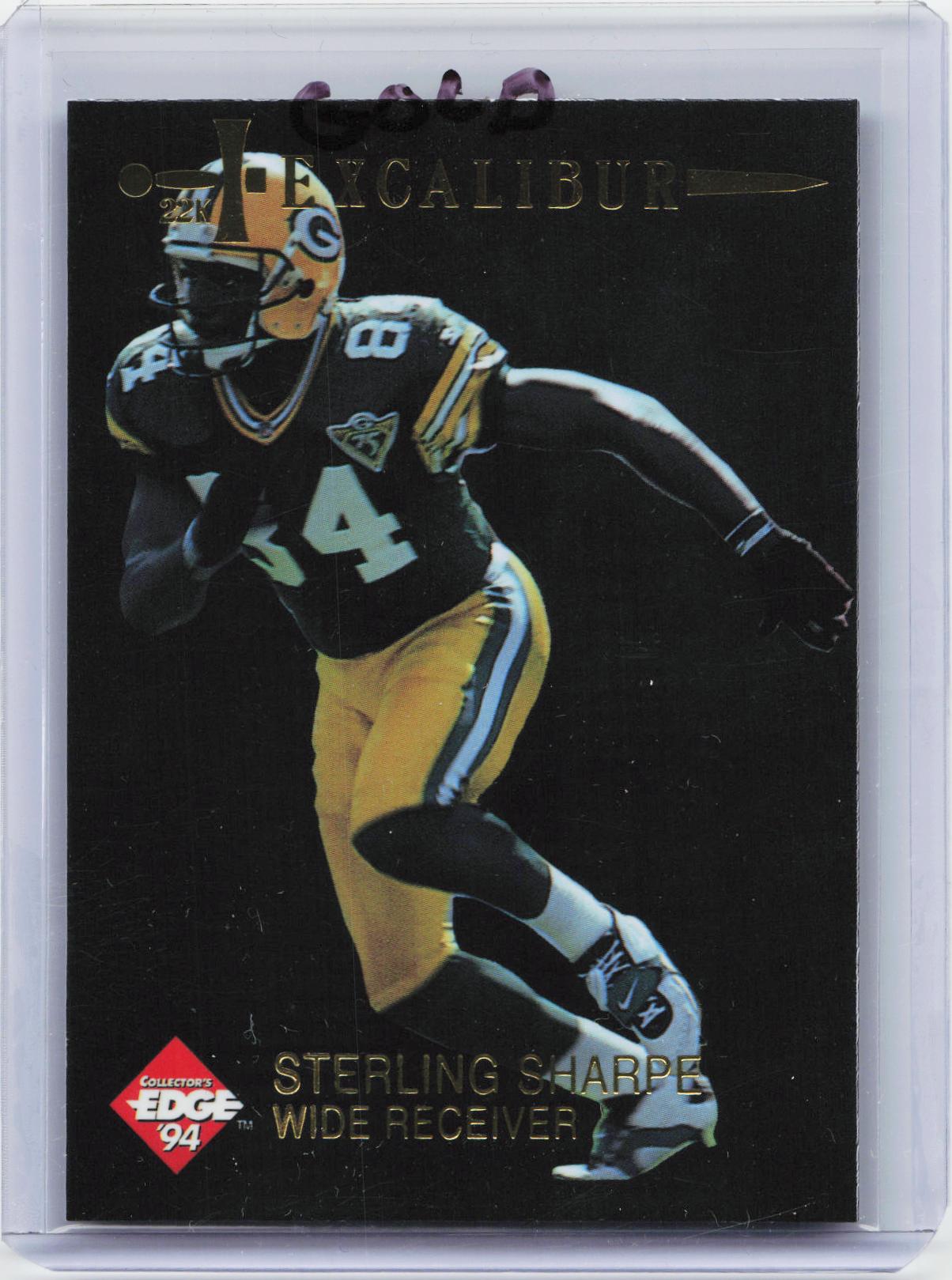 1994 Collector's Edge Excalibur #6 Sterling Sharpe 22K