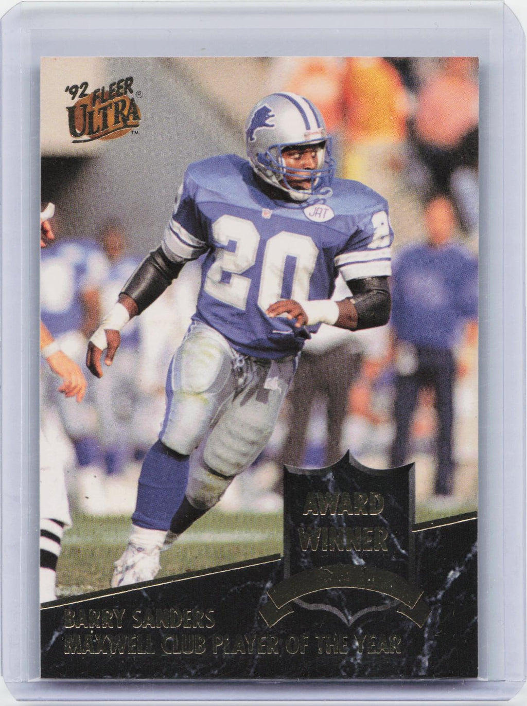 1992 Ultra #8 Barry Sanders Award Winners