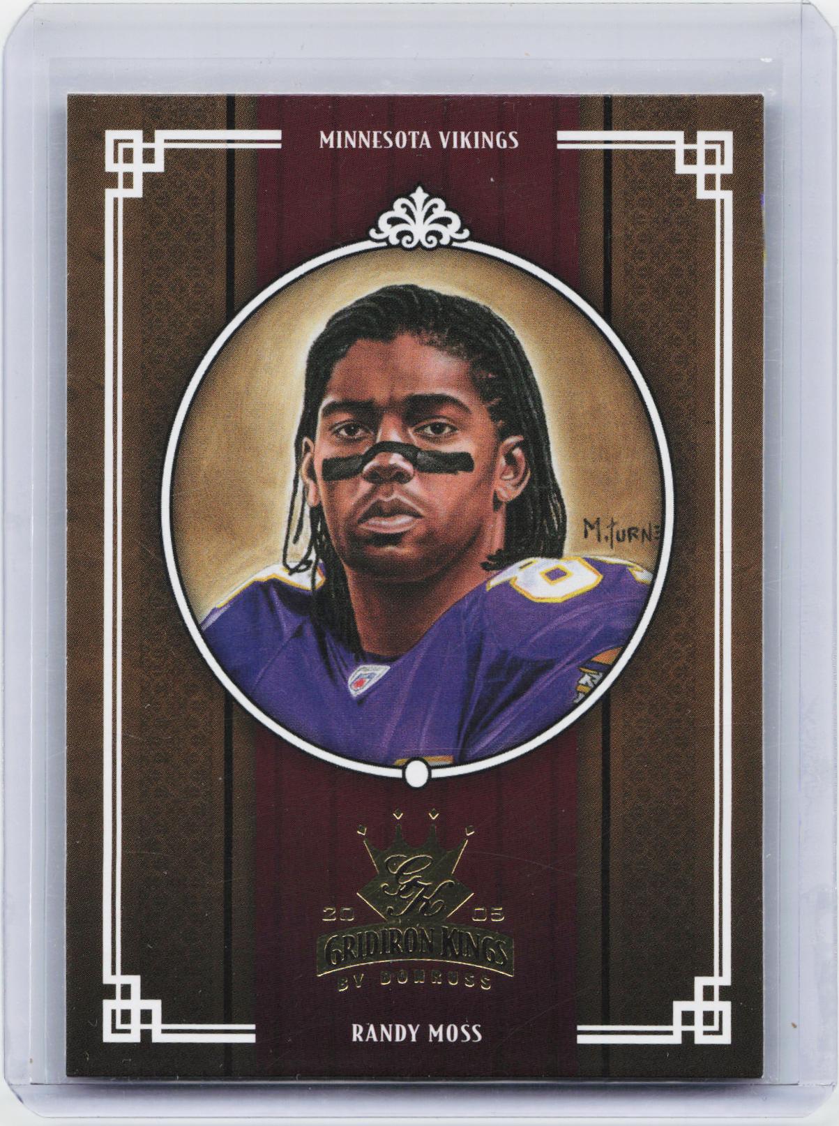 2005 Donruss Throwback Threads #GK-22 Randy Moss Gridiron Kings