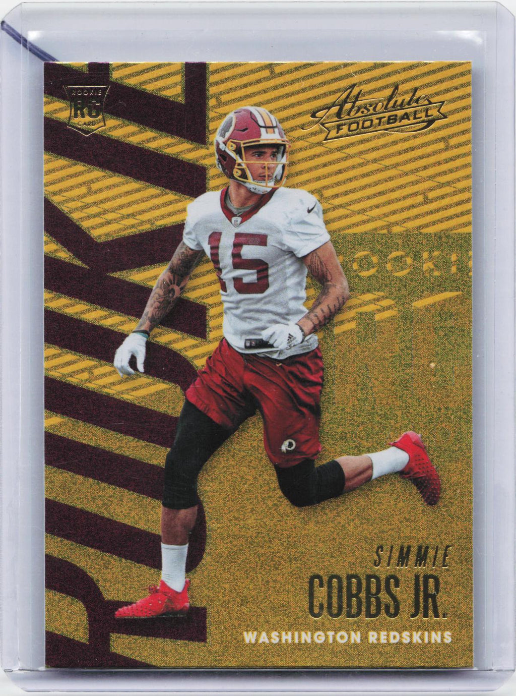 2018 Panini Absolute #108 Simmie Cobbs Jr. Spectrum Blue