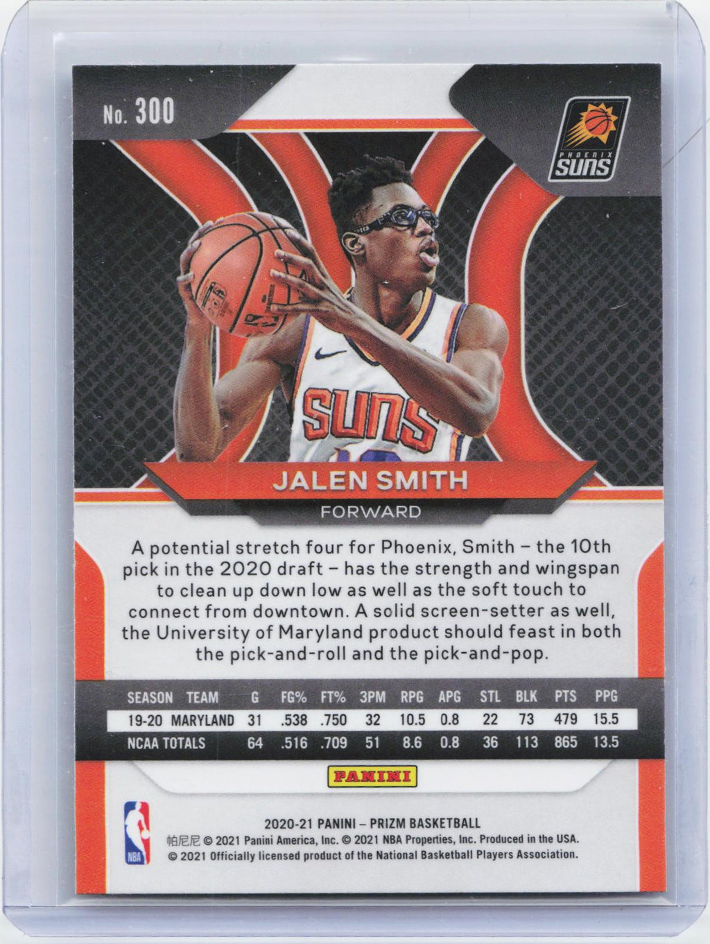 2020-21 Panini Prizm #300 Jalen Smith