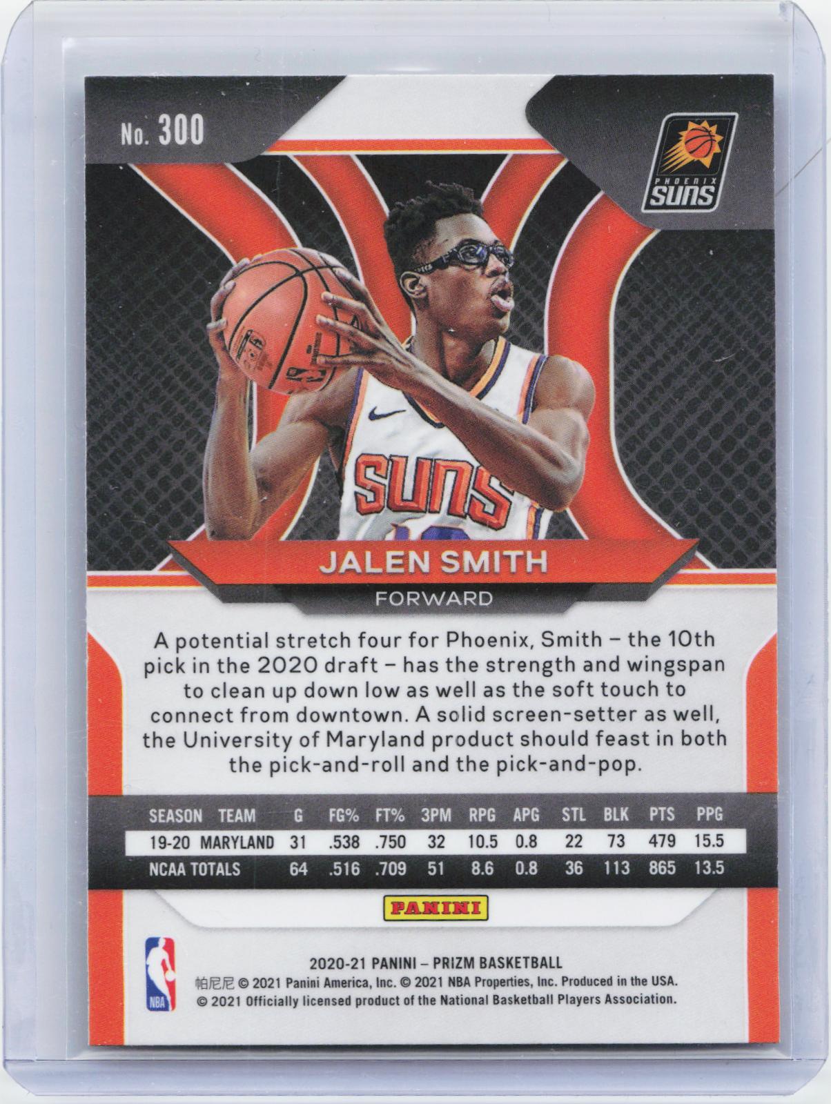 2020-21 Panini Prizm #300 Jalen Smith