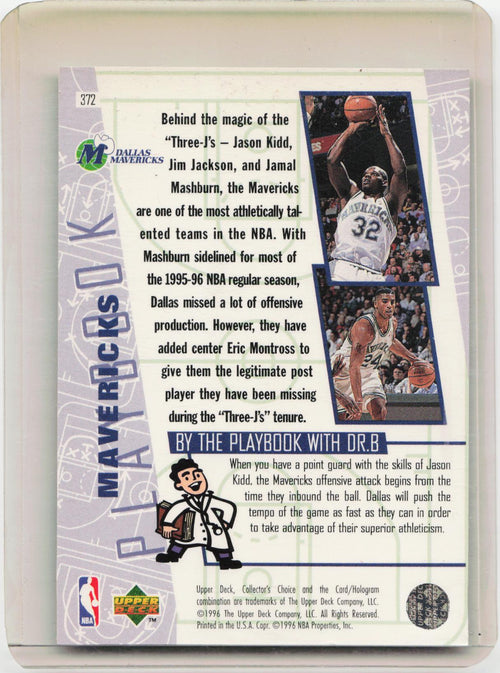 1996-97 Collector's Choice #372 Mavericks Playbook