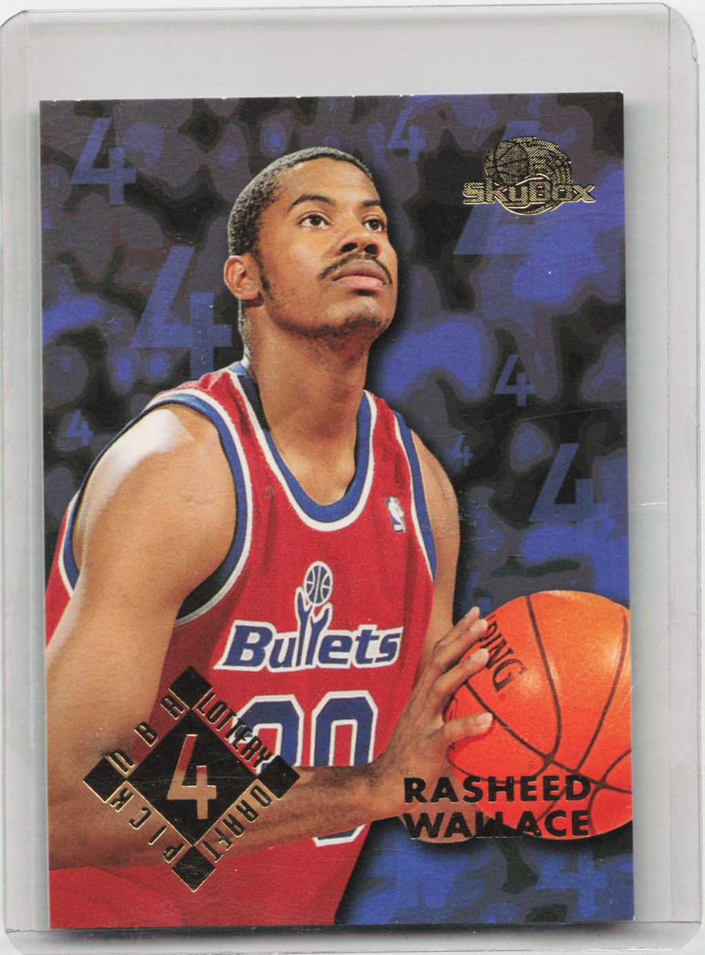 1995-96 SkyBox Premium #4 Rasheed Wallace NBA Draft Lottery Pick Exchange