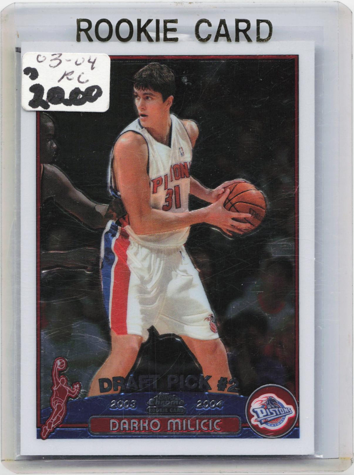 2003-04 Topps Chrome #112a Darko Milicic English