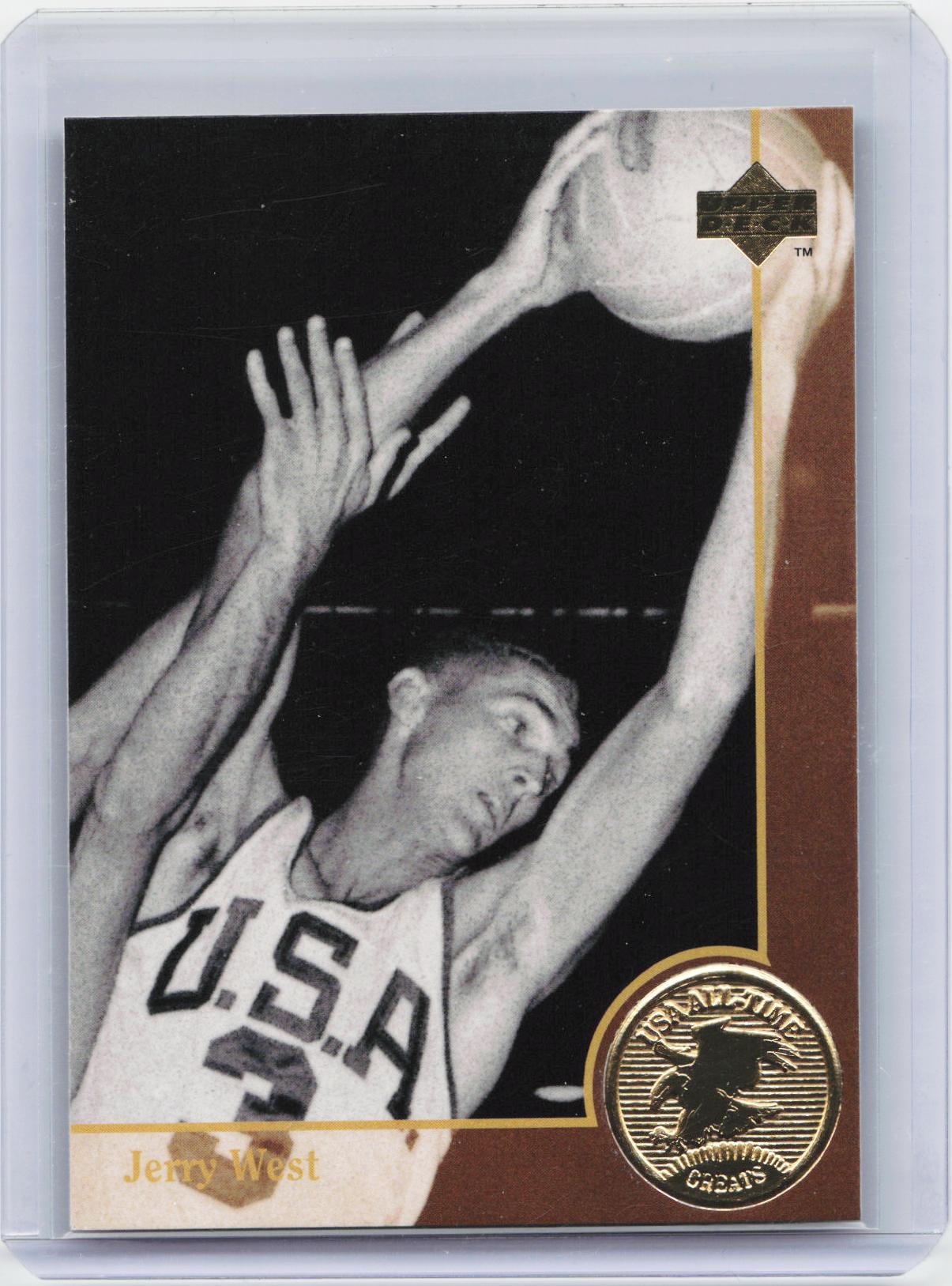 1994 Upper Deck USA #87 Jerry West Gold Medal