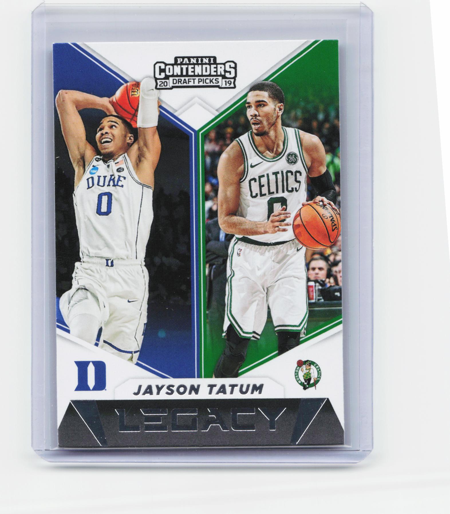 2019 Panini Contenders Draft Picks #25 Jayson Tatum Legacy
