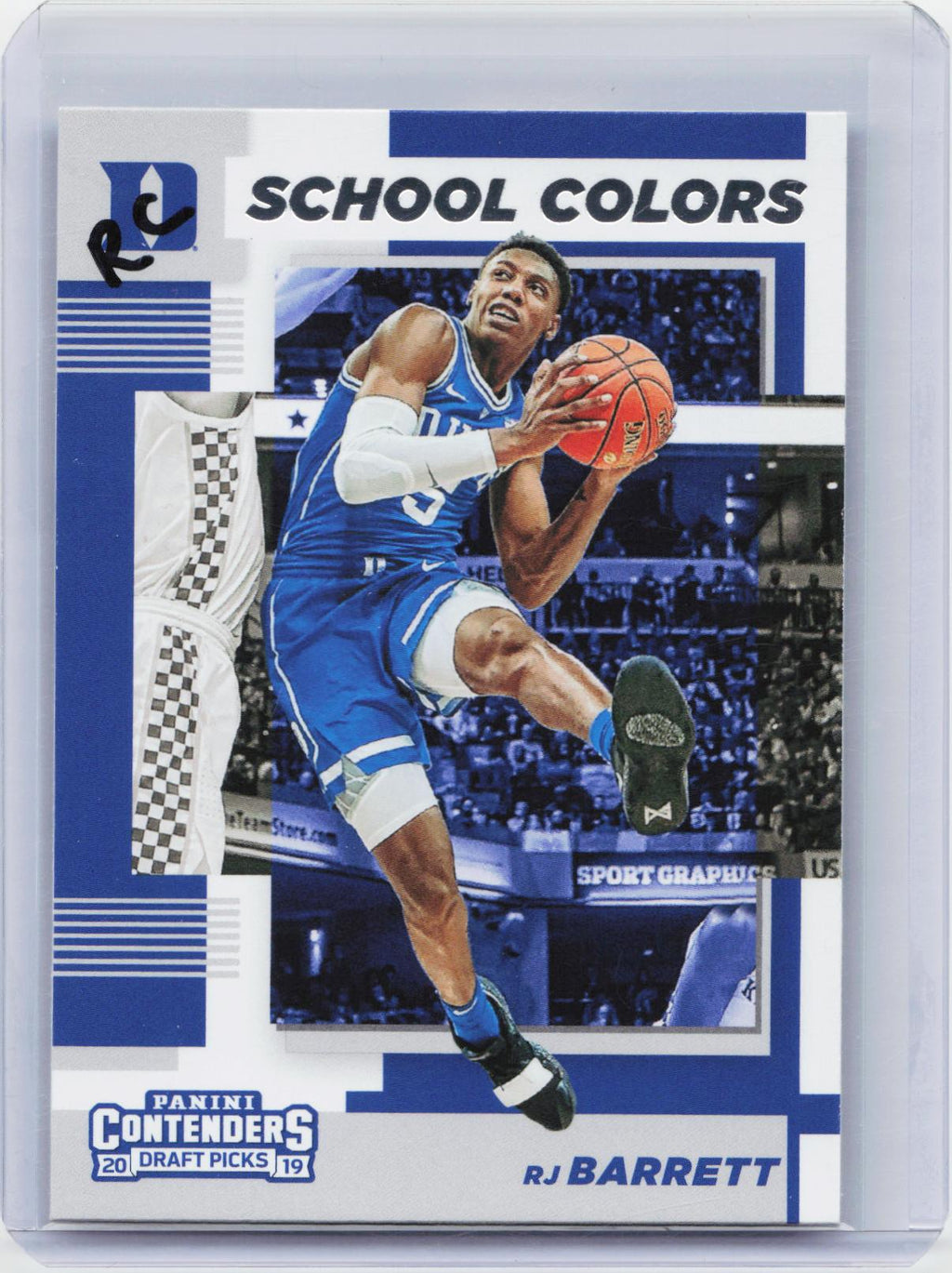 2019 Panini Contenders Draft Picks #3 RJ Barrett School Colors