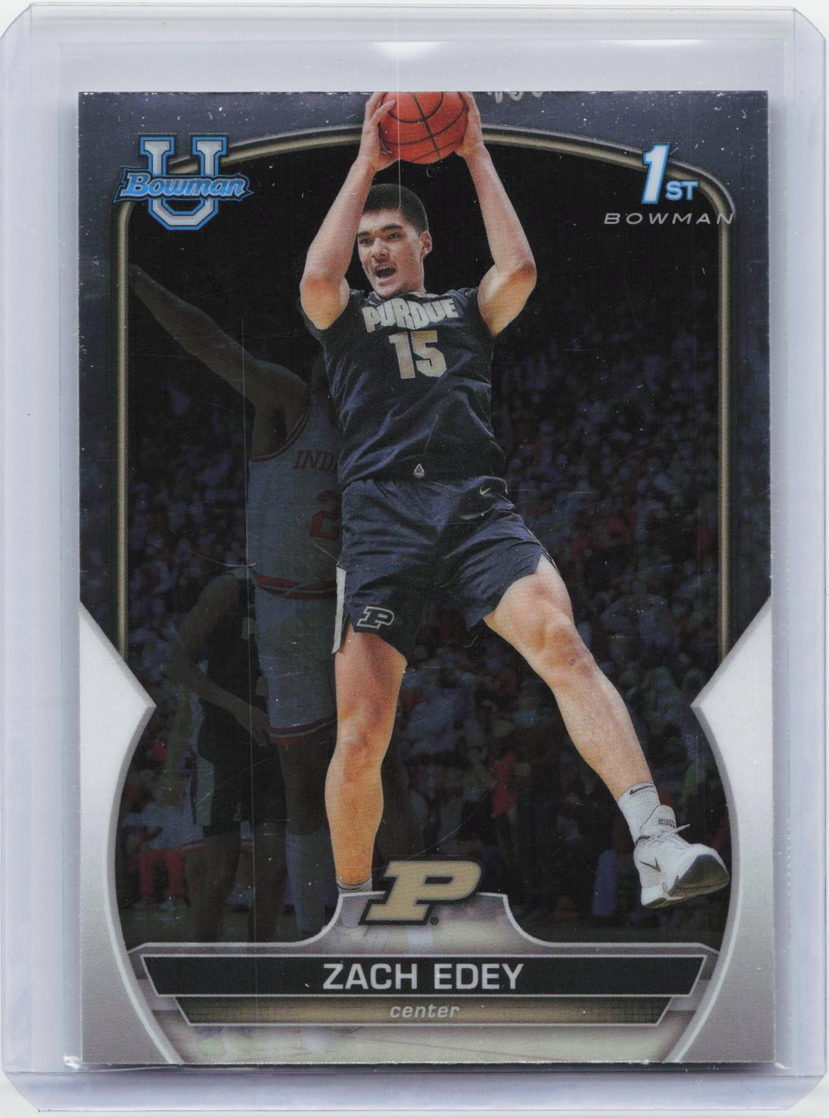 2022-23 Bowman University Chrome #79 Zach Edey
