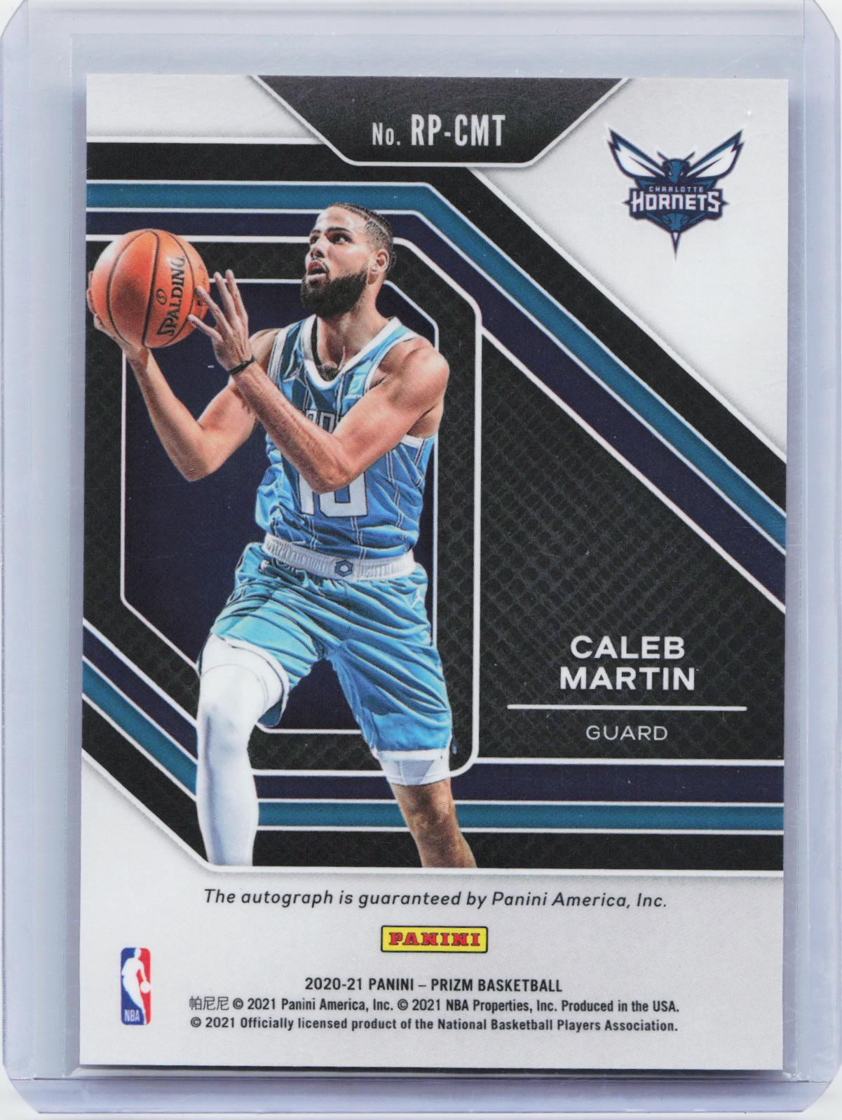 2020-21 Panini Prizm #RP-CMT Caleb Martin Rookie Penmanship