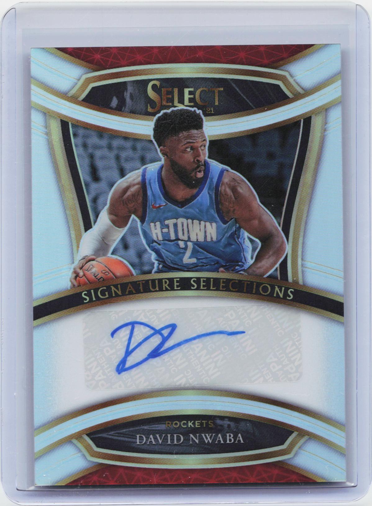 2020-21 Panini Select #SIS-DNW David Nwaba Signature Selections