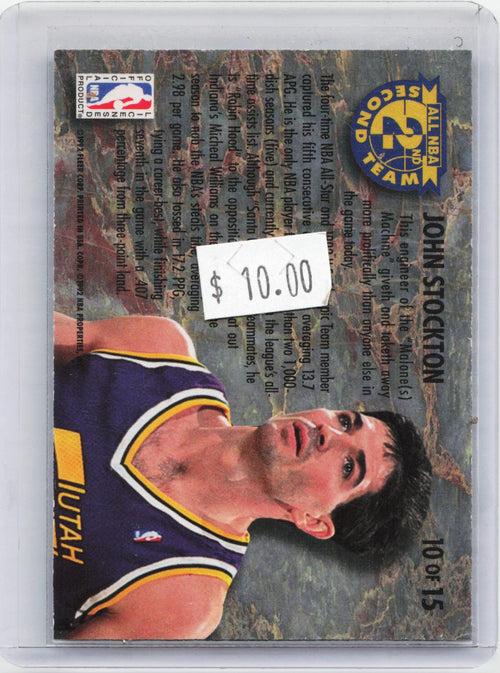 1992-93 Ultra #10 John Stockton All-NBA