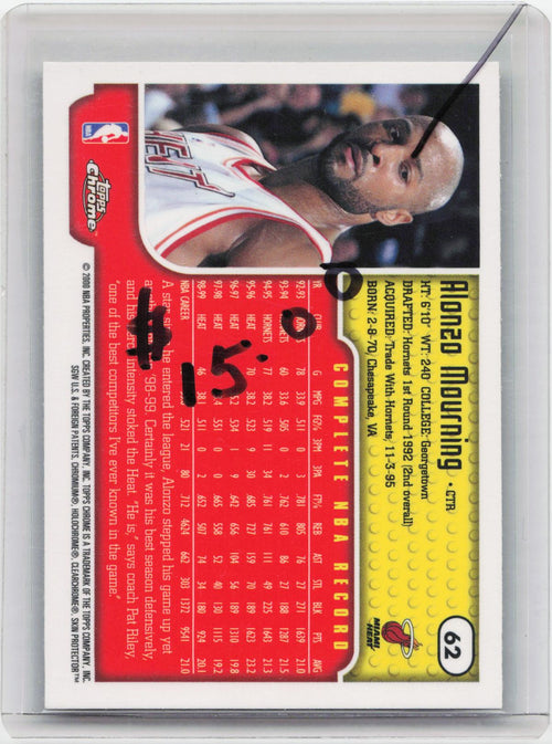 1999-00 Topps Chrome #62 Alonzo Mourning
