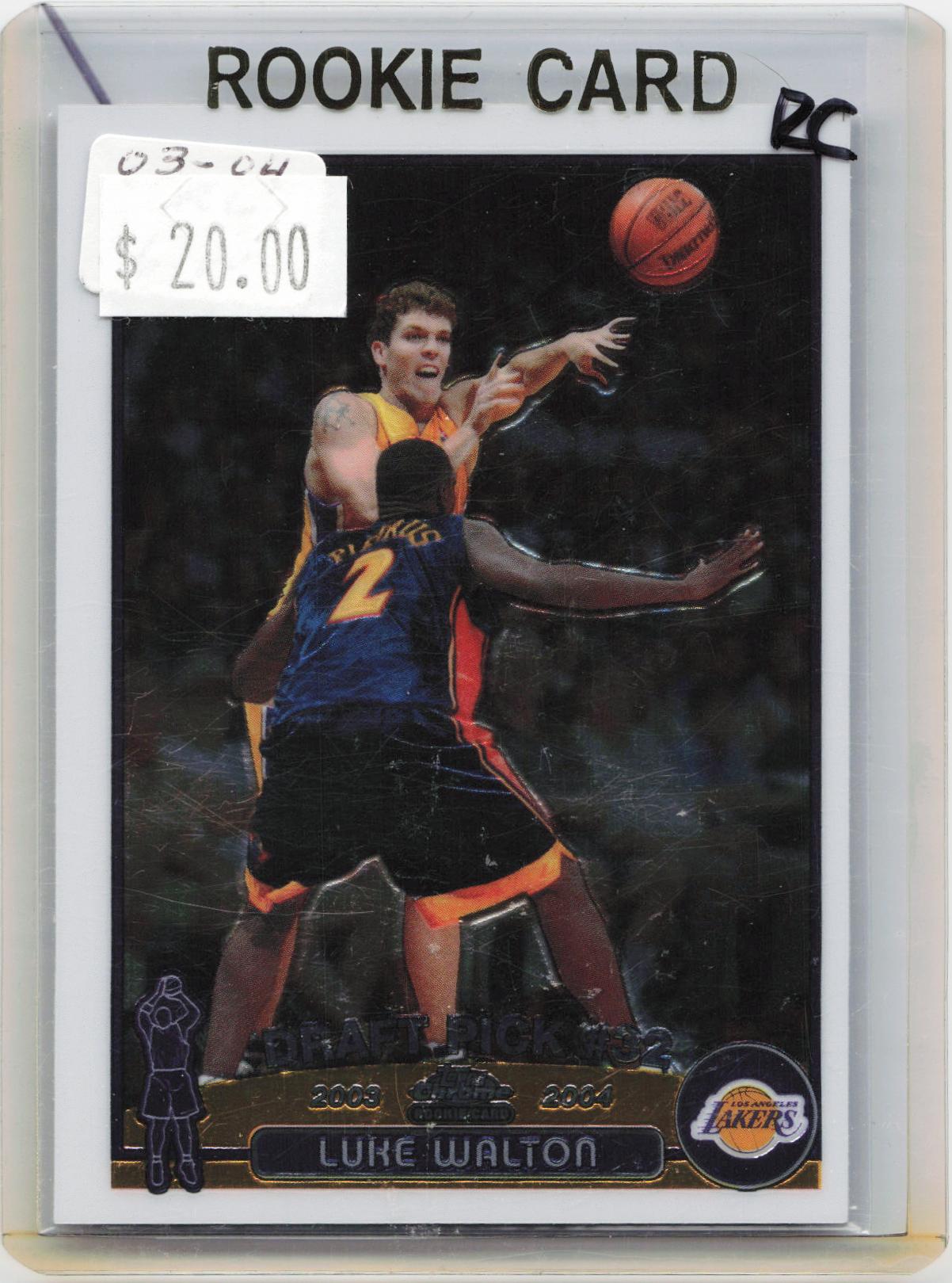 2003-04 Topps Chrome #142 Luke Walton