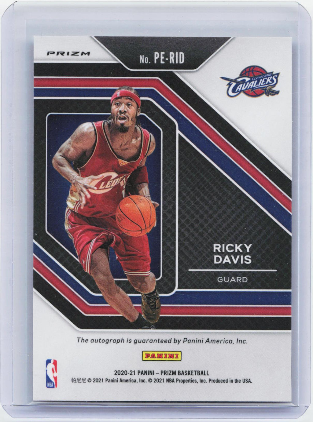 2020-21 Panini Prizm #PE-RID Ricky Davis Penmanship