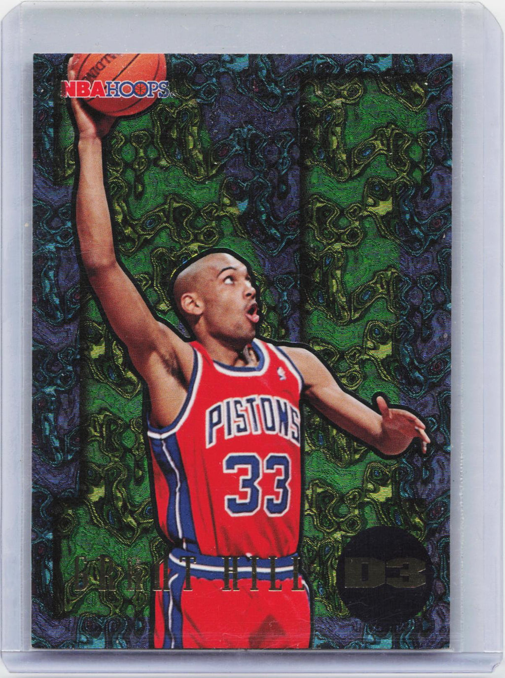 1995-96 Hoops #D3 Grant Hill Grant Hill Dunks