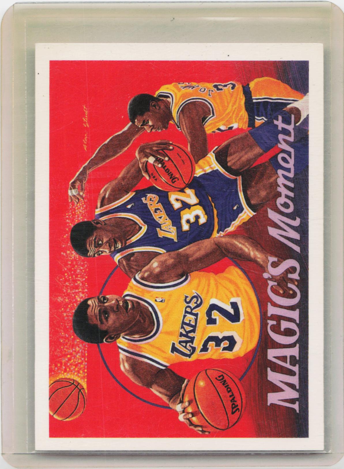 1991-92 Upper Deck #29b Magic's Moment