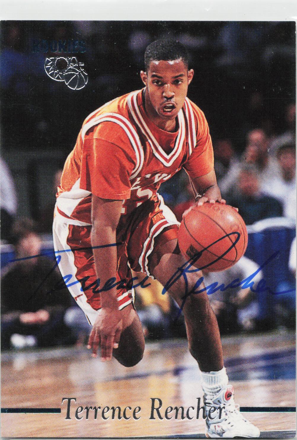 1995 Classic Rookies #NNO Terrence Rencher Autographs #/3275
