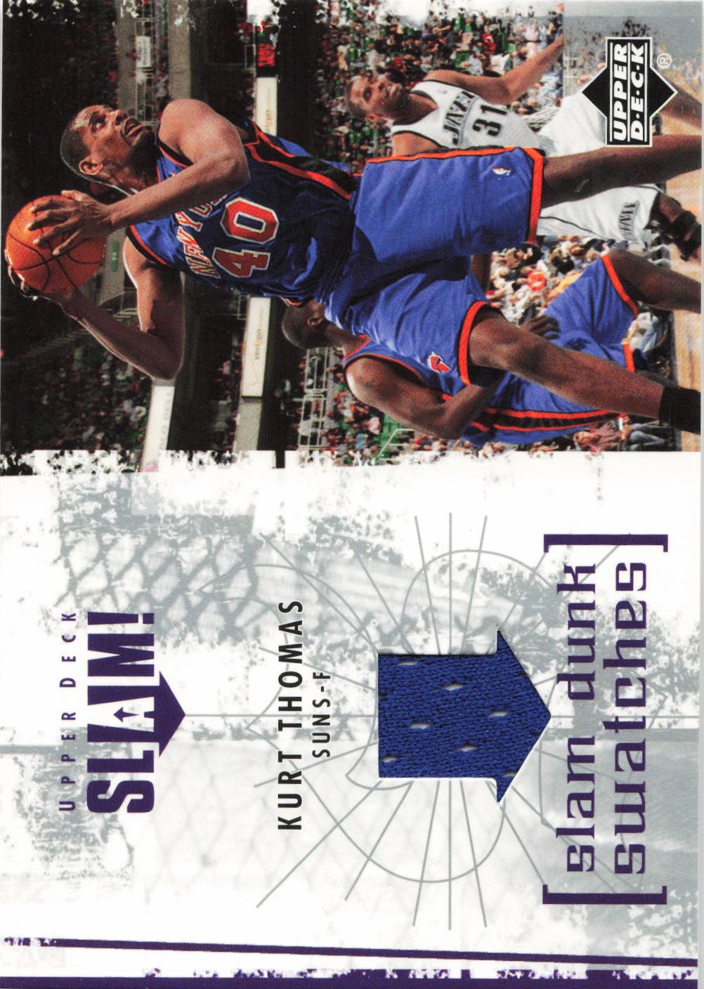 2005-06 Upper Deck Slam #SL-KT Kurt Thomas Slam Dunk Swatches