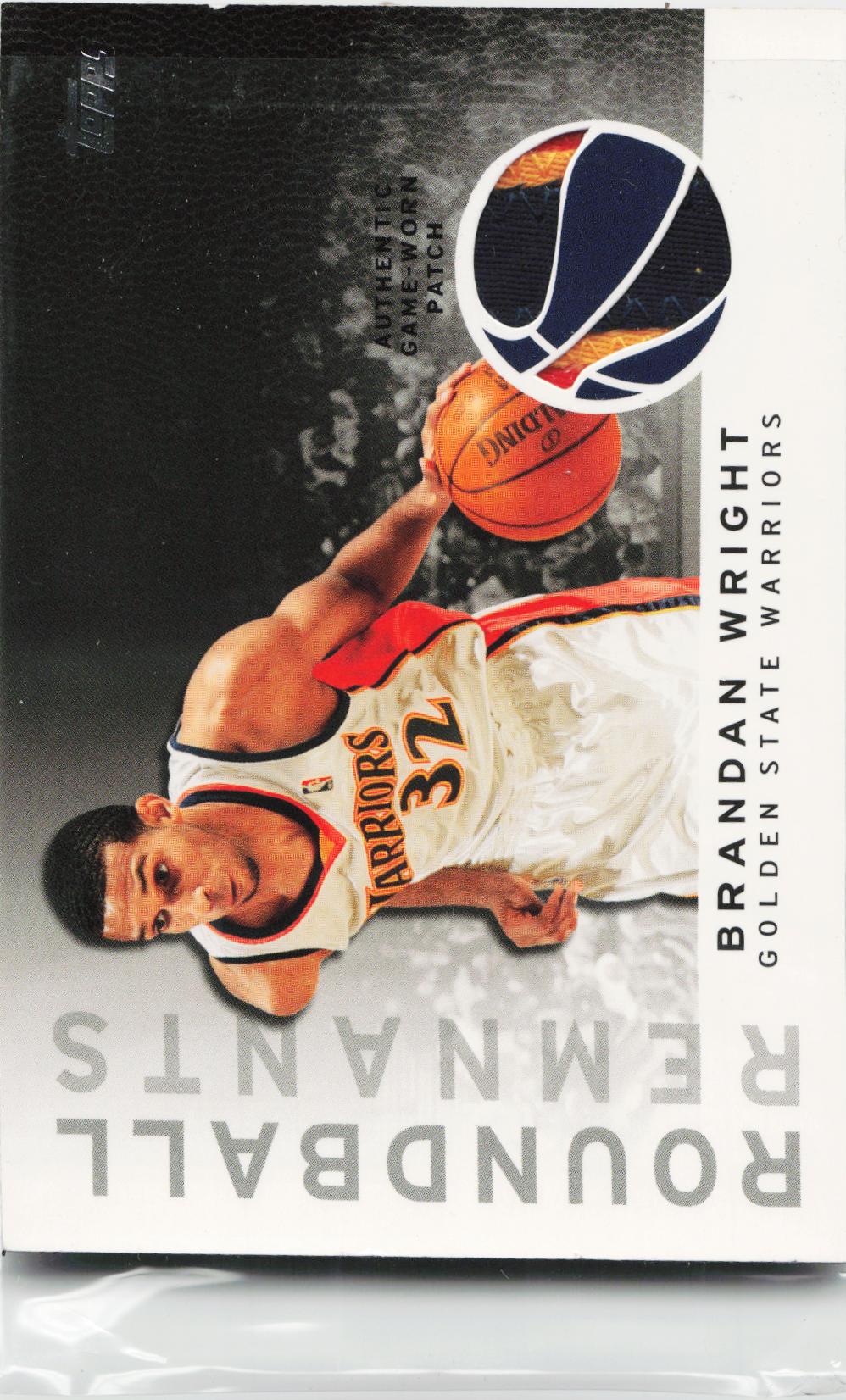 2009-10 Topps #RR-BW Brandan Wright Roundball Remnants