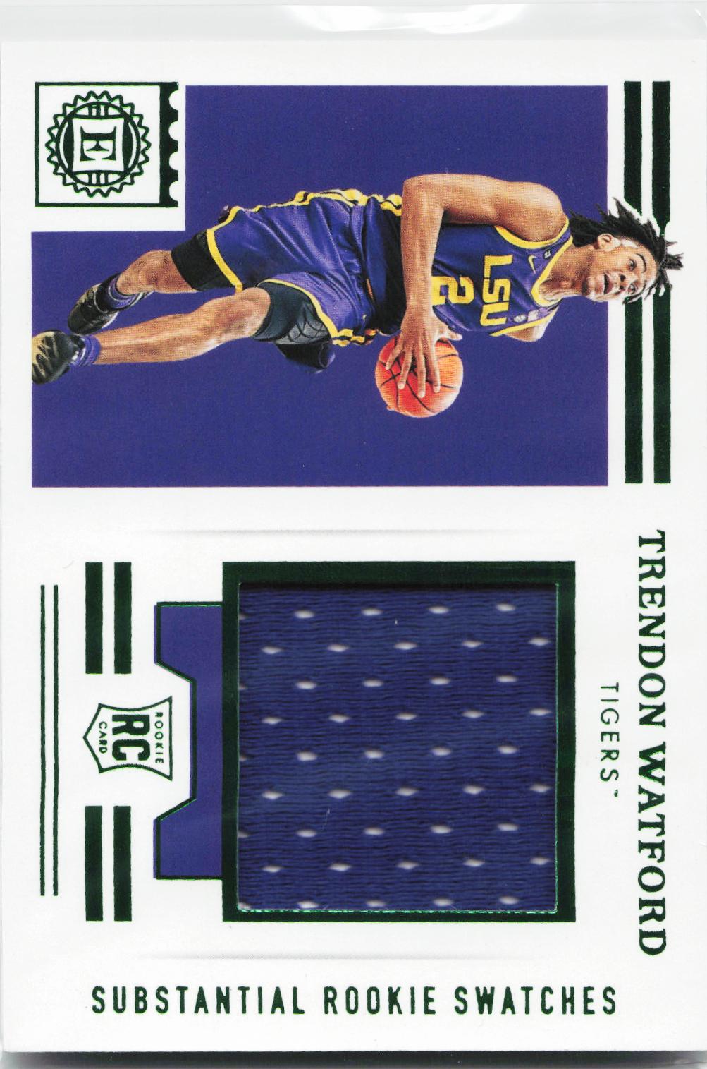 2021  Chronicles Draft Picks #ESS-TW Trendon Watford Rookie Swatches
