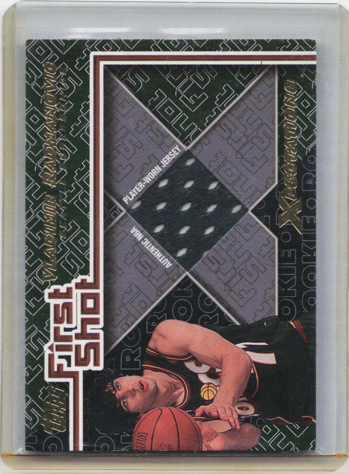 2001-02 Topps Xpectations #FS-12 Vladimir Radmanovic First Shot