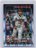 2024 Topps Chrome #9 Ozzie Albies Raywave Refractors
