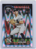 2024 Topps Chrome #236 Anthony Volpe Raywave Refractors